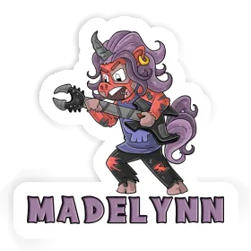 Madelynn Sticker Rocking Unicorn Image