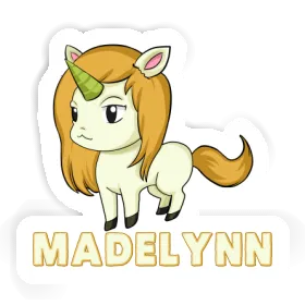 Sticker Madelynn Unicorn Image