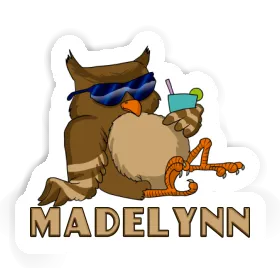 Cool Owl Sticker Madelynn Image