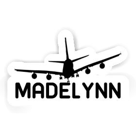 Airplane Sticker Madelynn Image