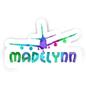 Airplane Sticker Madelynn Image