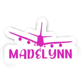 Airplane Sticker Madelynn Image