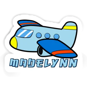 Sticker Madelynn Airplane Image