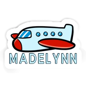 Sticker Madelynn Plane Image