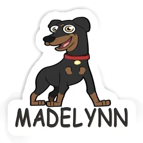 Madelynn Sticker German Pinscher Image