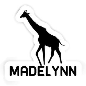 Giraffe Sticker Madelynn Image