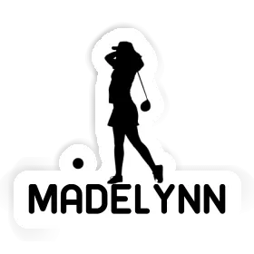 Madelynn Sticker Golfer Image