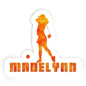 Madelynn Sticker Golfer Image