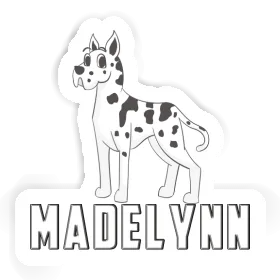 Madelynn Sticker Great Dane Image