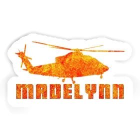 Sticker Madelynn Helicopter Image