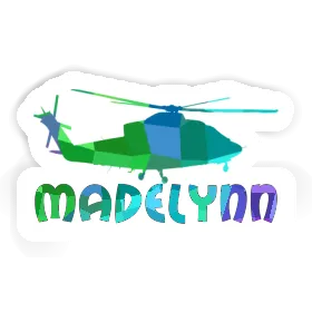 Helicopter Sticker Madelynn Image