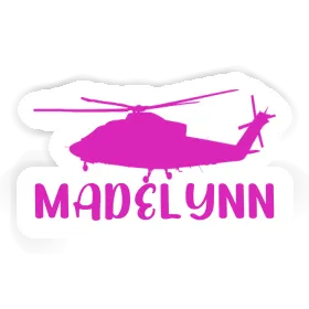 Helicopter Sticker Madelynn Image