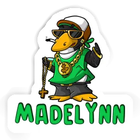 Sticker Madelynn Hip-Hop Penguin Image