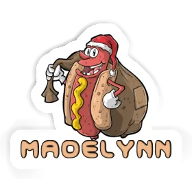 Madelynn Sticker Hot Dog Image