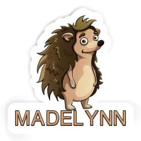 Sticker Madelynn Standing Hedgehog Image