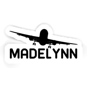 Sticker Madelynn Airplane Image