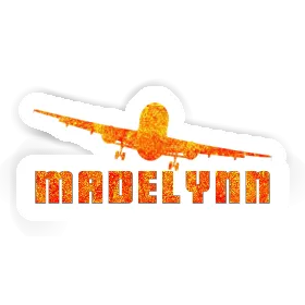 Airplane Sticker Madelynn Image