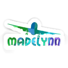 Airplane Sticker Madelynn Image