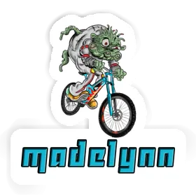 Madelynn Sticker Downhill Biker Image