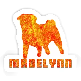 Sticker Pug Madelynn Image