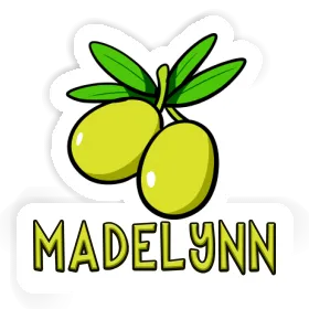 Madelynn Sticker Olive Image