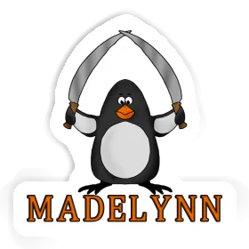 Fighting Penguin Sticker Madelynn Image