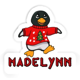 Sticker Madelynn Christmas Penguin Image