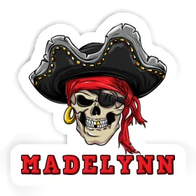 Madelynn Sticker Piratenkopf Image