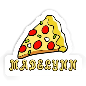 Sticker Madelynn Pizza Image