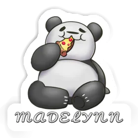 Madelynn Sticker Pizza Panda Image