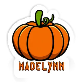 Pumpkin Sticker Madelynn Image