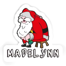 Madelynn Sticker Santa Image