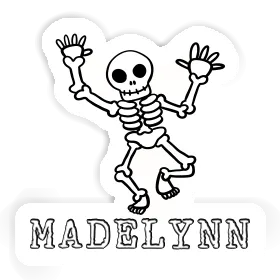 Aufkleber Totenkopf Madelynn Image