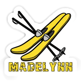 Madelynn Sticker Ski Image