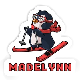 Skier Sticker Madelynn Image