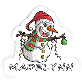 Bad Snowman Sticker Madelynn Image