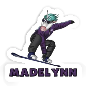 Sticker Madelynn Snowboarder Image