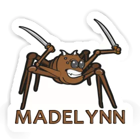 Madelynn Sticker Fighting Spider Image