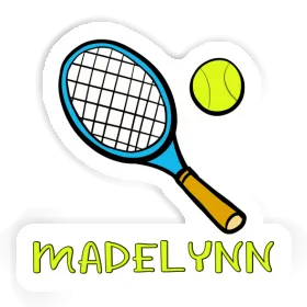 Madelynn Sticker Tennis Racket Image