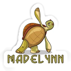 Sticker Yoga Turtle Madelynn Image