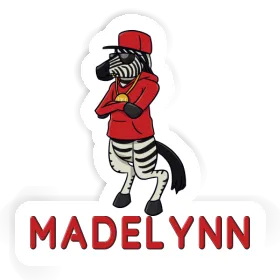 Madelynn Sticker Zebra Image