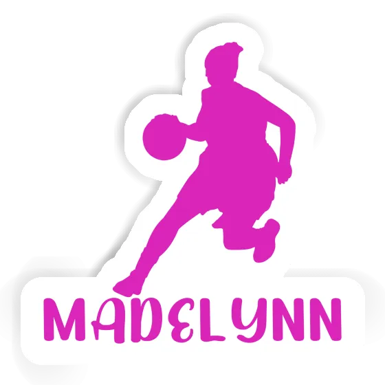 Autocollant Joueuse de basket-ball Madelynn Image