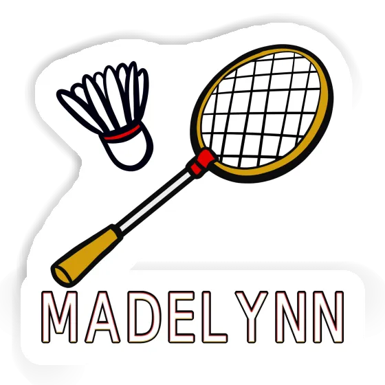 Sticker Madelynn Badminton Racket Gift package Image