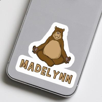 Madelynn Sticker Bear Notebook Image