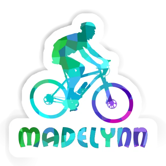 Biker Sticker Madelynn Laptop Image