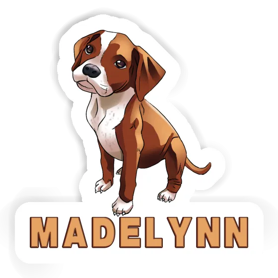 Madelynn Aufkleber Boxerhund Gift package Image