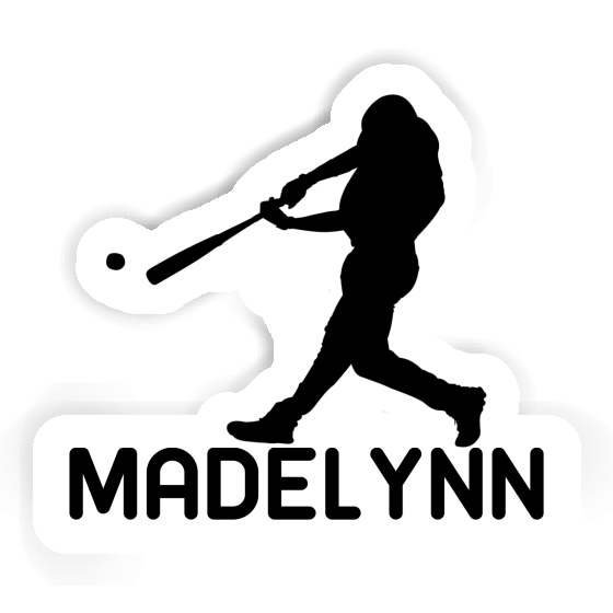 Aufkleber Madelynn Baseballspieler Image