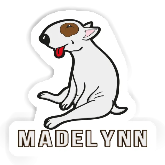 Sticker Madelynn Bull Terrier Laptop Image