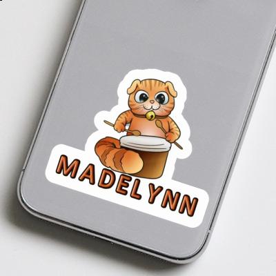 Sticker Drummer Cat Madelynn Gift package Image