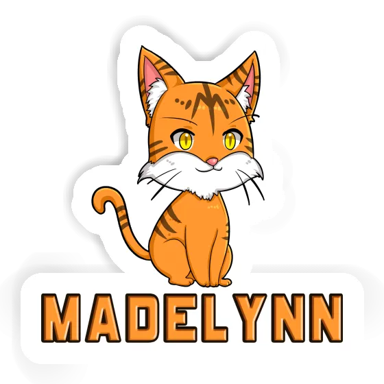 Katze Sticker Madelynn Laptop Image